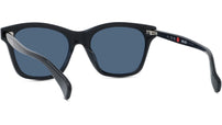 Boke Flower Black Square Sunglasses