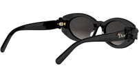 Dior Clover B1I Black Oval Sunglasses