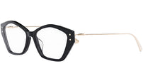 MissDiorO S1F Black Geometric Eyeglasses