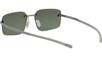 Flex Silver Geometric Sunglasses