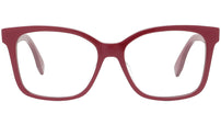 Lettering Bordeaux Square Eyeglasses