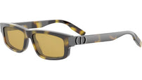 CD Icon S2I Black Rectangular Sunglasses