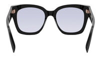 B.zero1 Black Geometric Eyeglasses