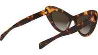 Triomphe Mini HD Havana Cat Eye Sunglasses