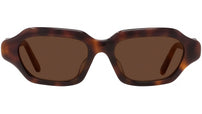 Slim Tortoise Geometric Sunglasses