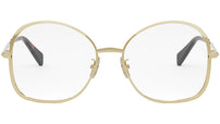 Metal Gold Geometric Eyeglasses