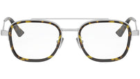 NeoDiorO S6F Shiny Silver Geometric Eyeglasses