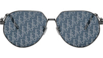 CD Link 1U Shiny Black Pilot Sunglasses