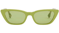 Baguette Green Cat Eye Sunglasses