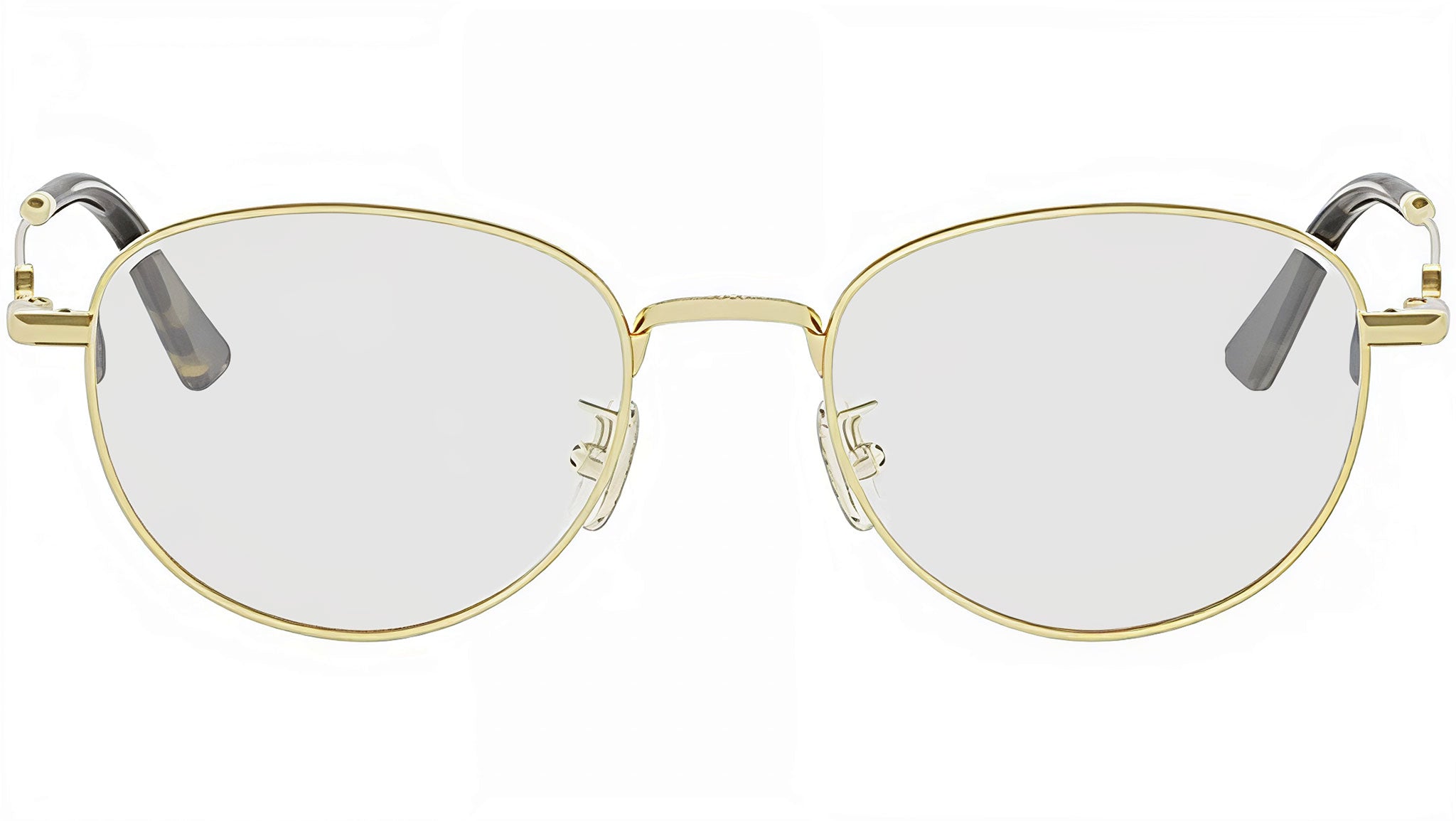 Petit CDO R2U Gold Round Eyeglasses