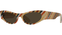 Signature Brown Geometric Sunglasses