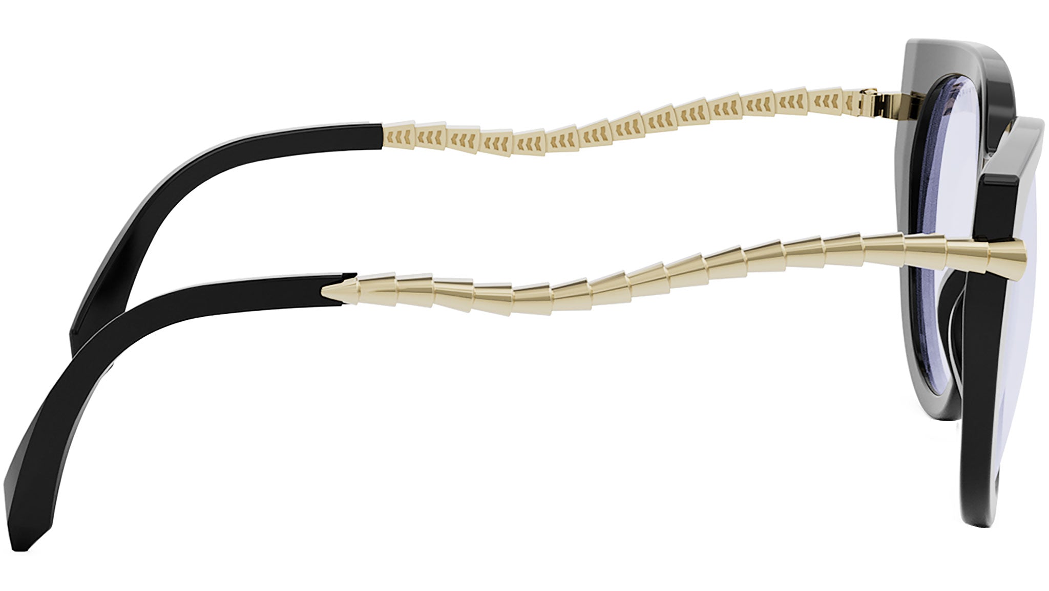 Serpenti Black Cat Eye Eyeglasses