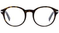 DiorBlackSuitO RI Havana Round Eyeglasses
