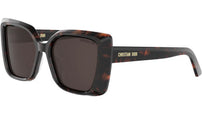 DiorMidnight S5I Shiny Havana Butterfly Sunglasses