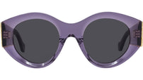 Anagram Purple Round Sunglasses