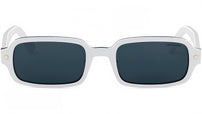 DiorPacific S3I White Rectangular Sunglasses