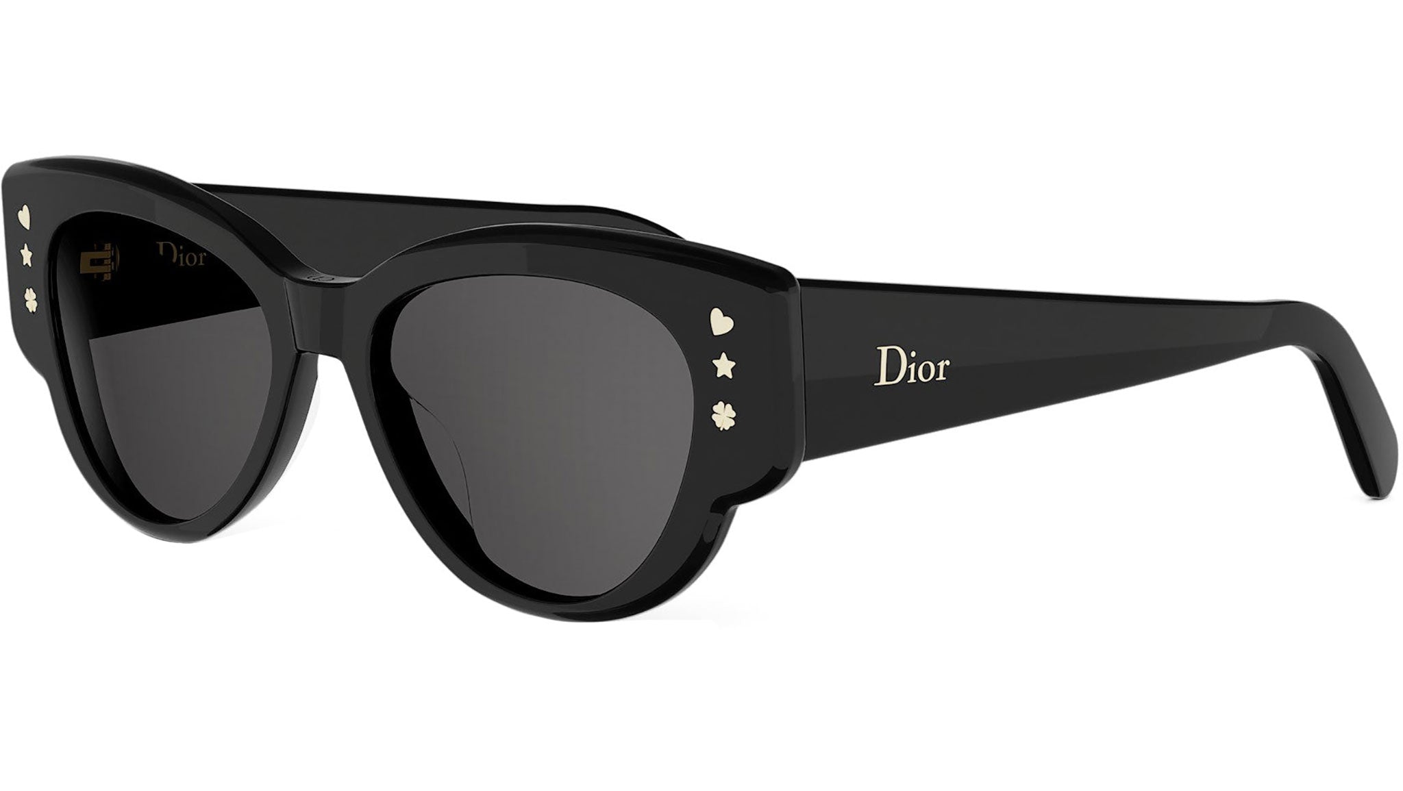 DiorLuckyCharms B1I Black Butterfly Sunglasses