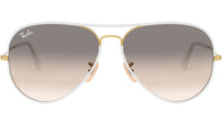 Aviator Full Color RB3025JM 146/32 White Grey