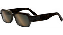 DiorBlackSuit 1I Coloured Havana Geometric Sunglasses