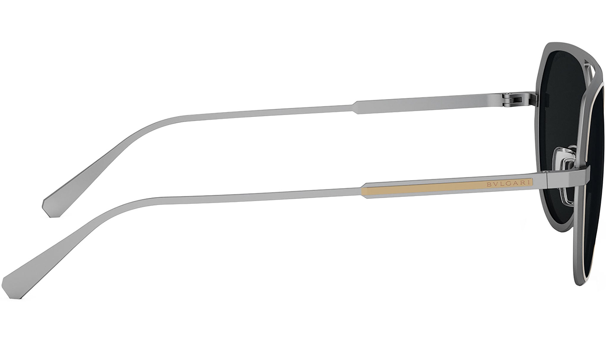 Octo Silver Geometric Sunglasses