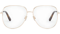 Mini CD O A1U Gold Pilot Eyeglasses