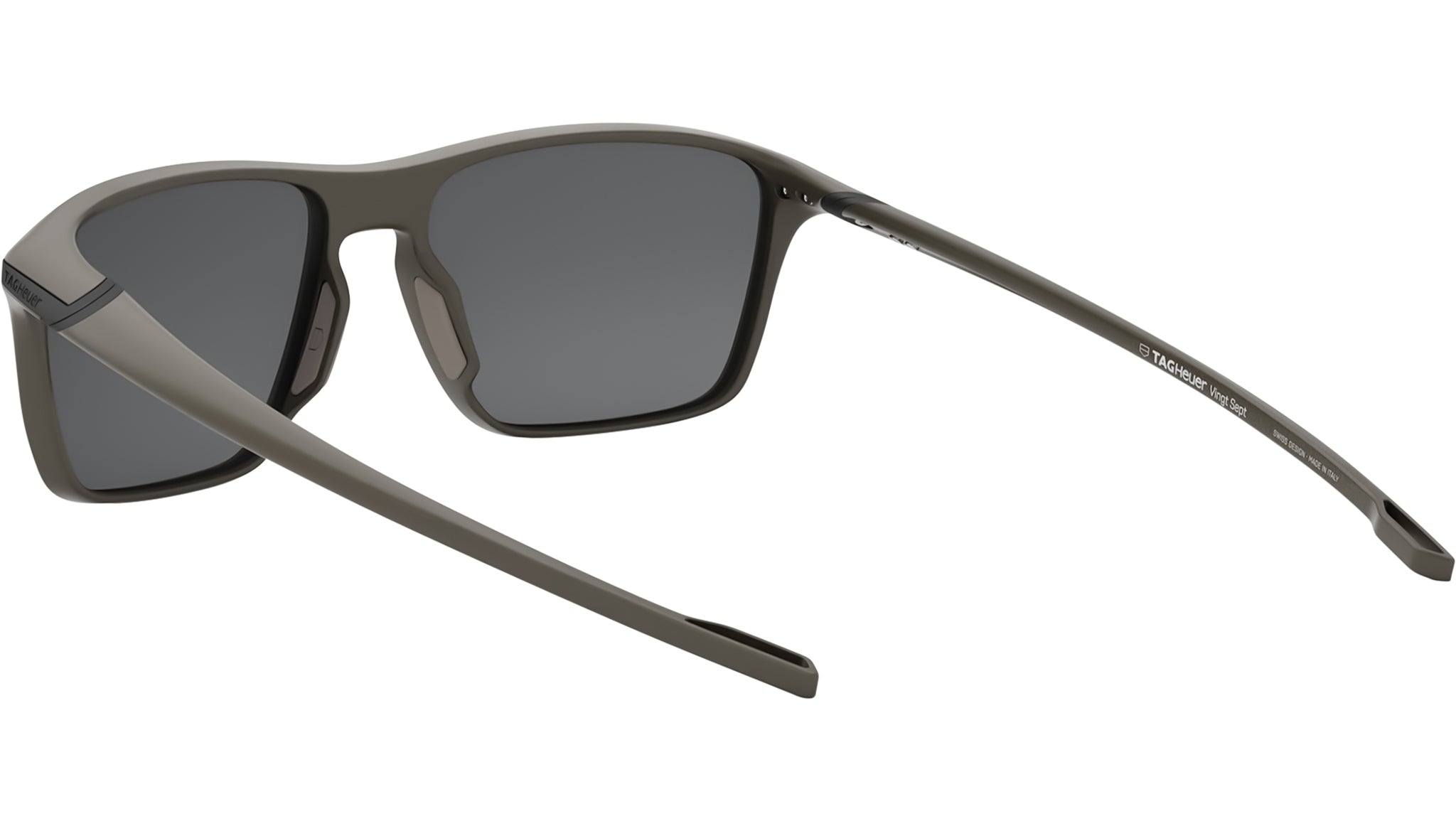 Vingt sept Brown Rectangular Sunglasses