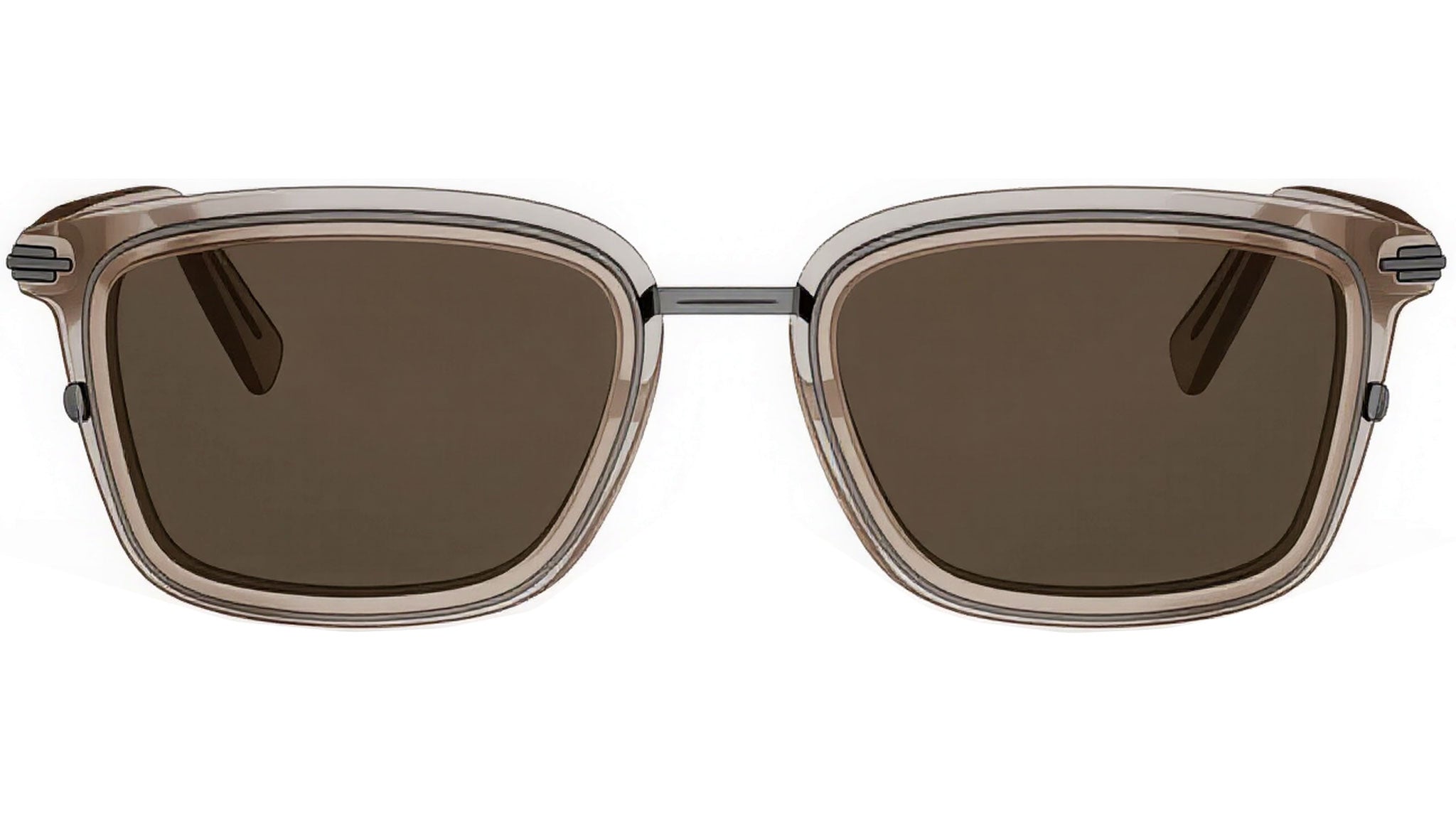 DiorBlackSuit 18U Brown Square Sunglasses