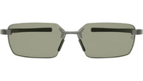 Flex Silver Rectangular Sunglasses