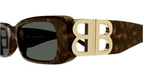 Dynasty Rectangle BB0096S 002 dark havana