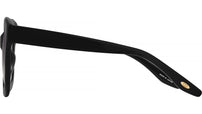 Quannah Black Square Sunglasses