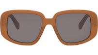 3 Dots Brown Geometric Sunglasses