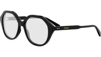 CELINE Thin Black Geometric Eyeglasses