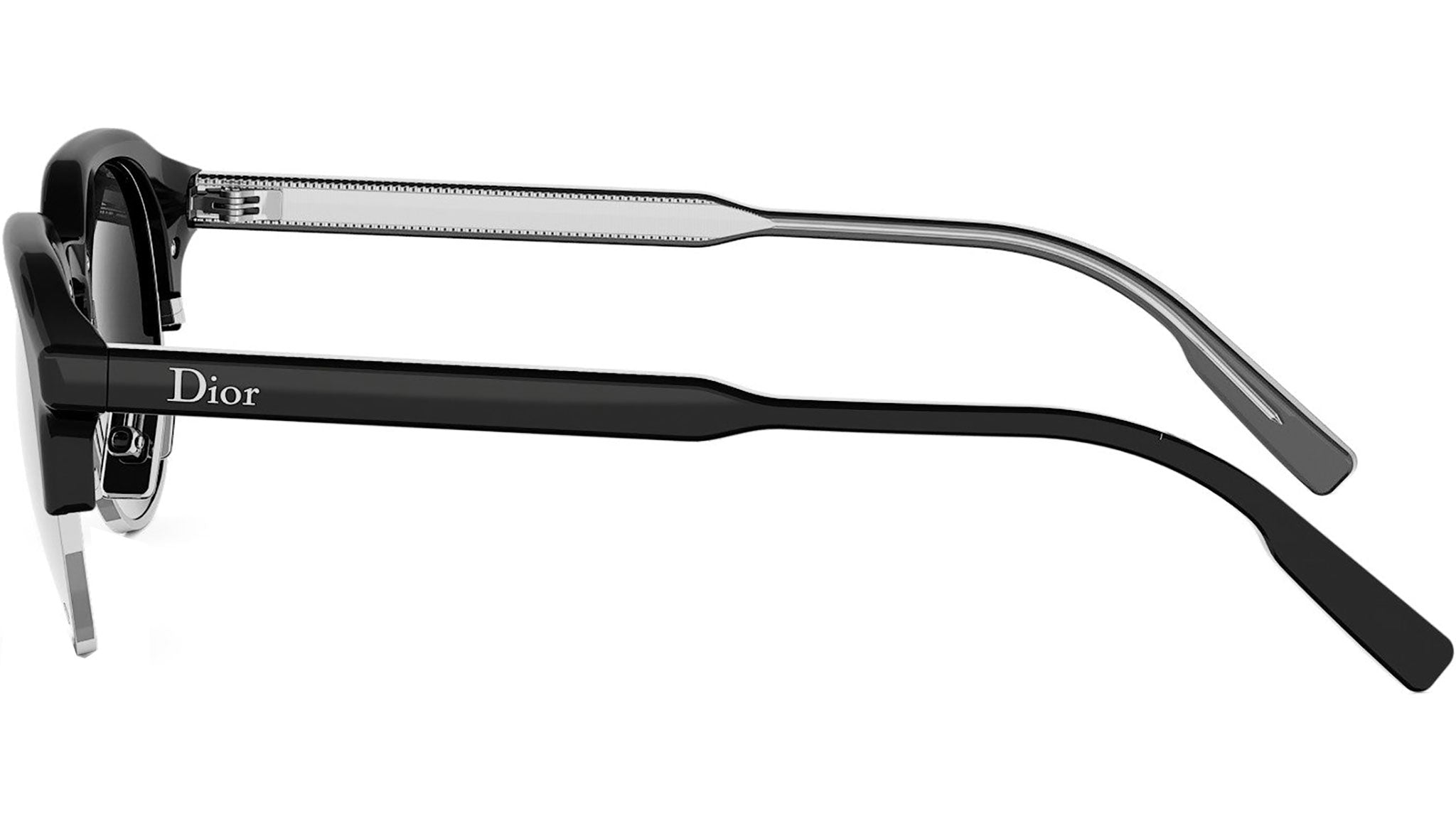 DiorRibbon R1I Black Browline Sunglasses