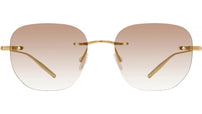 Tyrone Gold Square Sunglasses
