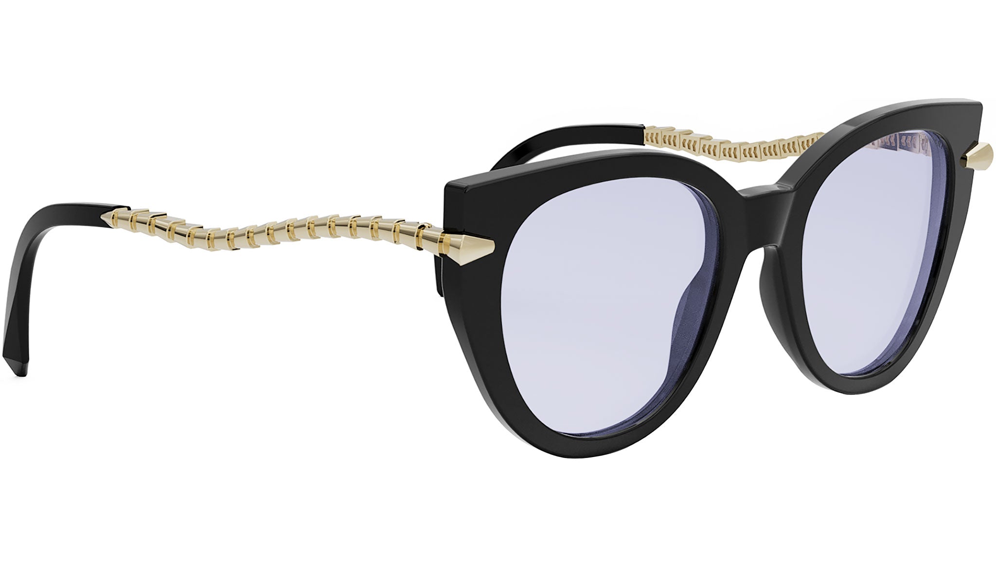 Serpenti Black Cat Eye Eyeglasses
