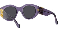 Anagram Purple Round Sunglasses