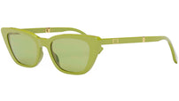 Baguette Green Cat Eye Sunglasses