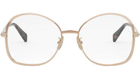 Metal Gold Geometric Eyeglasses