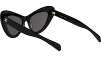 Triomphe Mini HD Black Cat Eye Sunglasses