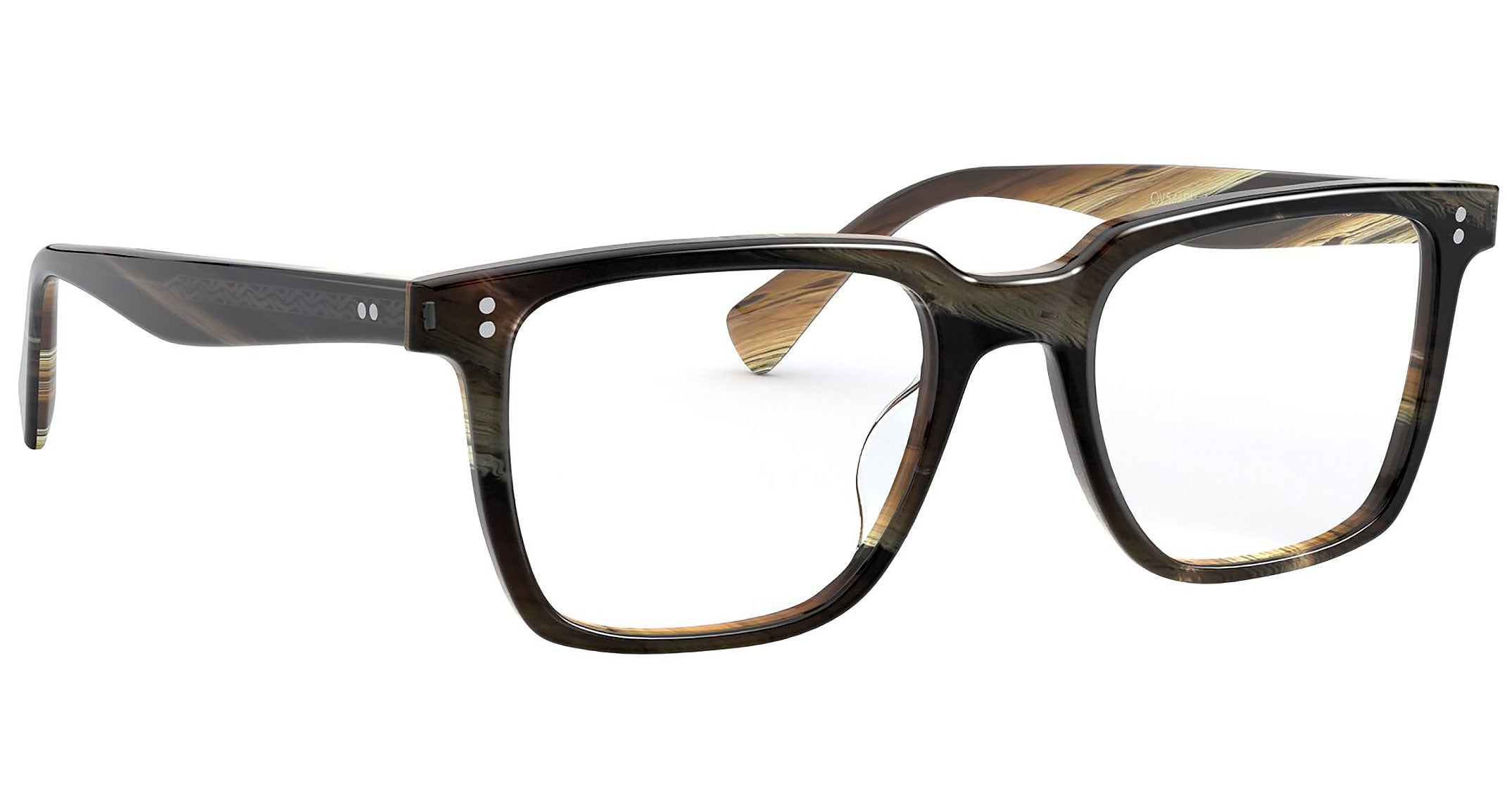 Lachman OV5419U navy bark and brown horn