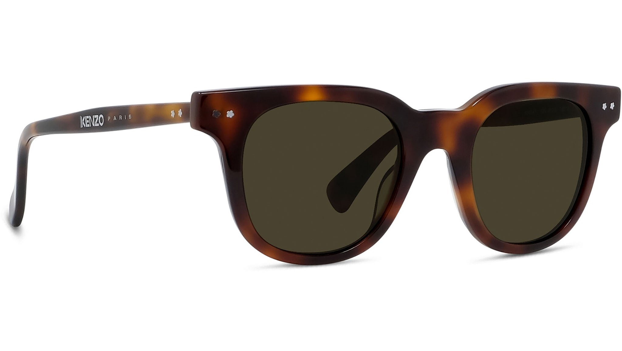 Boke Flower Havana Geometric Sunglasses