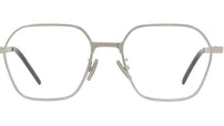 GV One Silver Geometric Eyeglasses