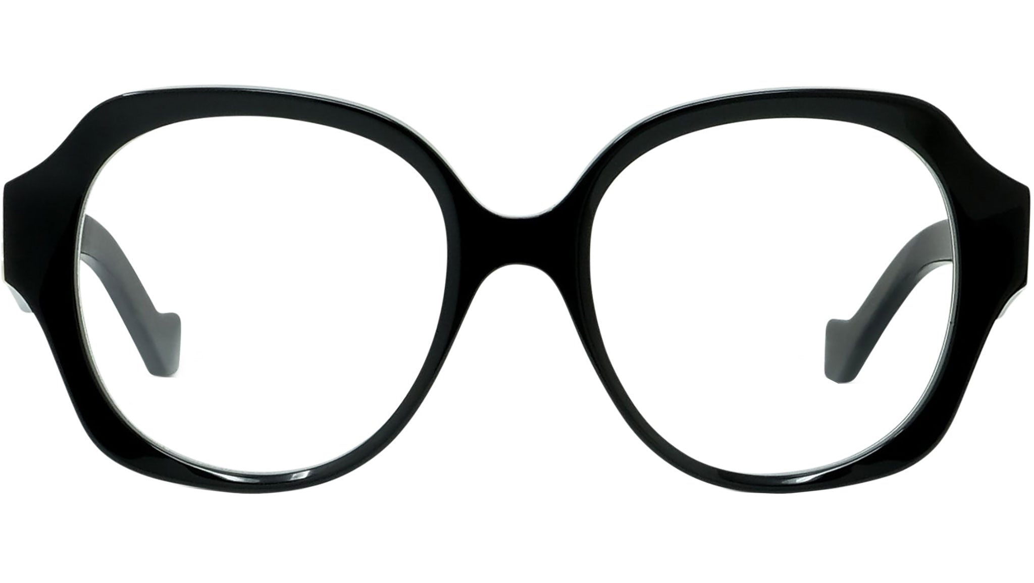 Anagram Black Geometric Sunglasses