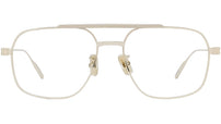 GV Speed Silver Rectangular Eyeglasses
