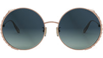 Serpenti Rose Round Sunglasses