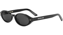 DiorPacific R1I Black Oval Sunglasses