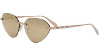 Serpenti Pallini Rose Gold Cat Eye Sunglasses
