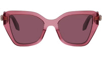 Serpenti Purple Butterfly Sunglasses
