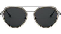 Octo Silver Geometric Sunglasses