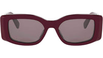 Maxi Triomphe Red Rectangular Sunglasses